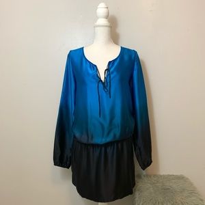 Scoop Beach Silk Shift Dress